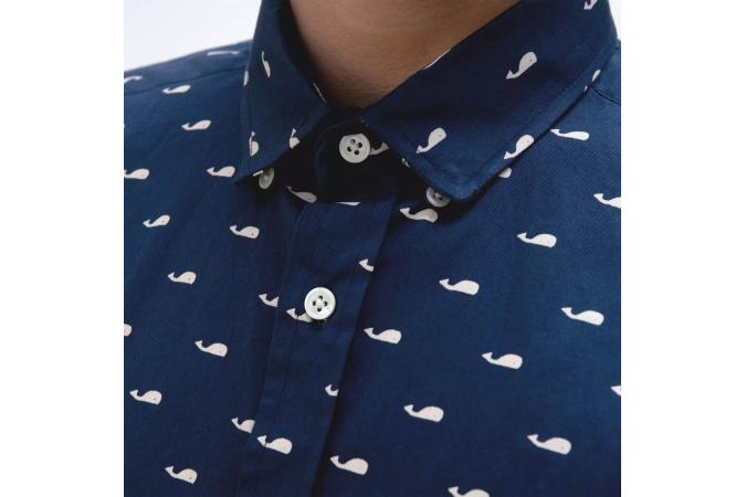 Camisa Cognito Wale Blue