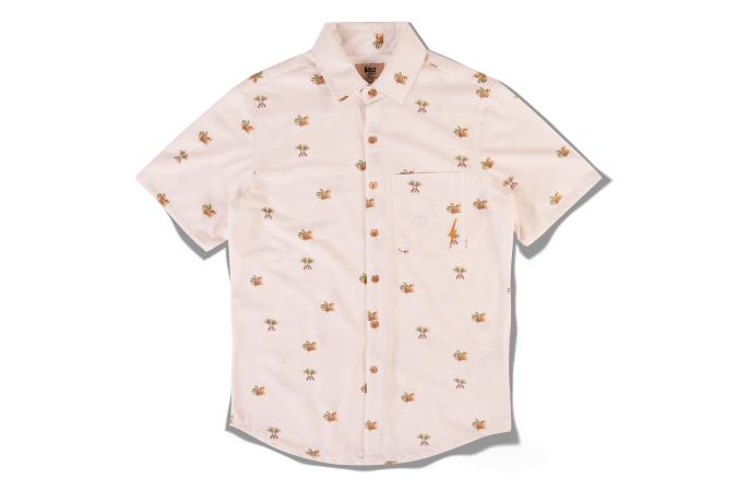 Camisa Polynesia Piquet Shirt Blanco