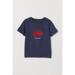 Camiseta Crab jnr Marino