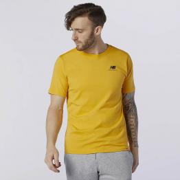 Camiseta NB Essentials Embroidered Tee Amarilla