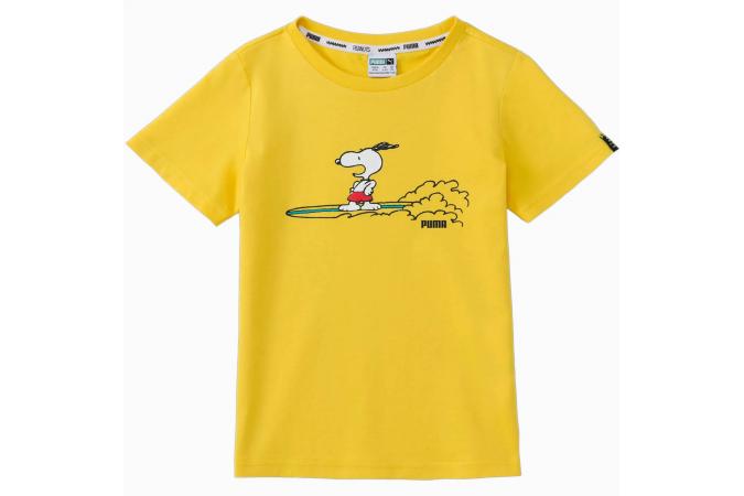 Camiseta Peanuts Amarillo