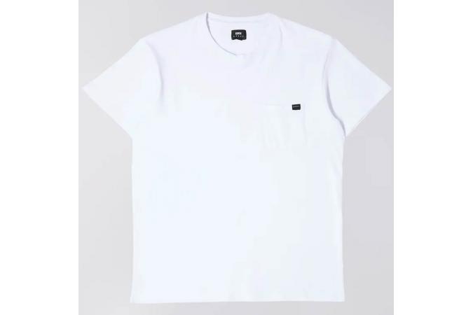 Camiseta Pocket TS White Garment Washed
