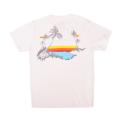 Camiseta Sunset Palms Tee Egret
