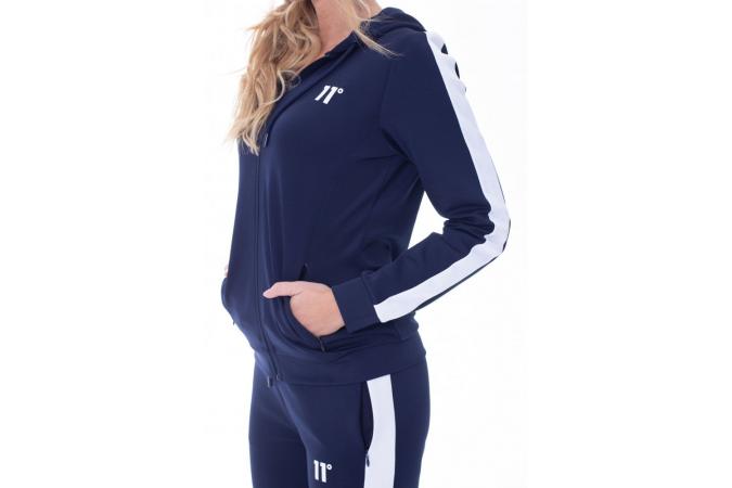 CORE POLY TRACK TOP WITH HOOD